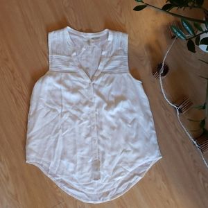 Anthropologie Meadow Rue sleeveless v neck blouse